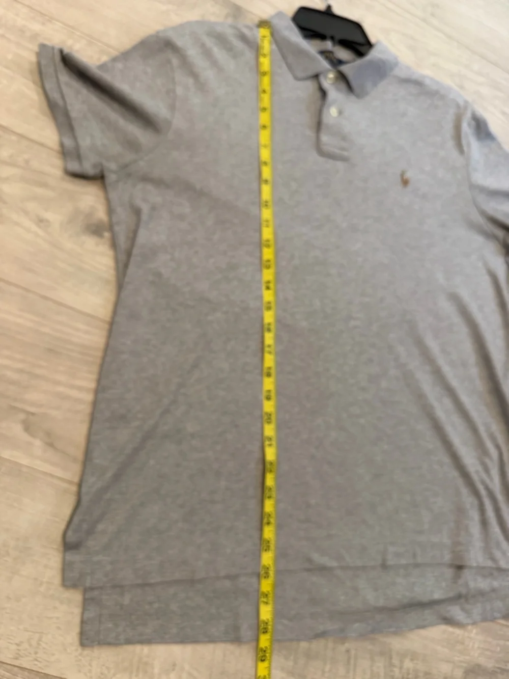 Polo Ralph Lauren Men's Size L Grey Heather Pima Soft Touch Polo